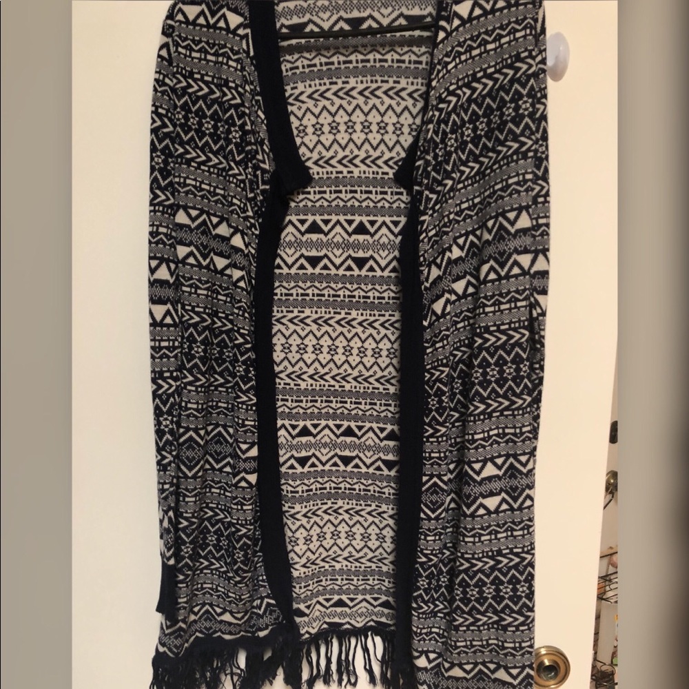 Cardigan with Fringe